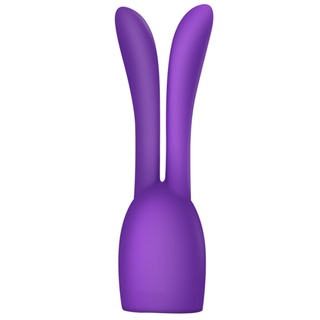 smiles vibrador manga masajeador cubierta conejo oreja diseño de silicona G Spot vibración sombrero para pareja (7)