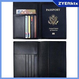 RFID Blocking Passport Wallet Fiber Protector Slim Card Case Ticket Cover Document Organizer Holder, Waterproof