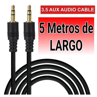 Cable auxiliar de 5 metros de largo MP3 Teléfono Auxiliar (1)