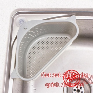 multifuncional esquina fregadero estante de drenaje estante ventosa cesta de cocina esponja fregadero tazón j2u0