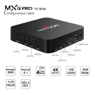 NEW MXQ_PRO 4K Android Box Wifi Smart TVBox Media Player Youtube - Boxtech (9)