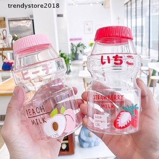 trendystore2018 creative fruit botella de agua de plástico portátil a prueba de fugas taza con correa mx