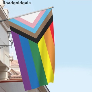 roadgoldgala bandera gay 90 x 150 cm arco iris cosas orgullo bisexual lesbianas lgbt accesorios wdga