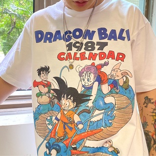 SASSYME Summer Y2k Oversized Women T-shirt Cartoon Dragon Ball Goku Tee Kawaii Anime T Shirt Casual Harajuku Tops Vintage Clothes 90s