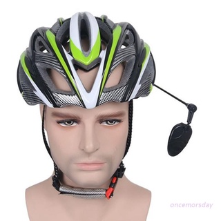 once casco de equitación espejo retrovisor bicicleta resistente a los arañazos lente de cristal de montaña accesorios de bicicleta multiusos modificación equipo de ciclismo