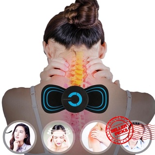 smart mini parche de masaje de columna cervical para cuello eléctrico masajeador de pulso i9q1