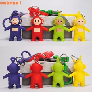 Cabeza1 para niños regalo de cumpleaños muñeca figura de acción accesorios de coche Teletubbies llavero llavero/Multicolor