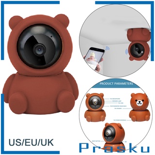 [PRASKU] Lindo oso 2MP WiFi cámara hogar IP cámara de seguridad inalámbrica Auto seguimiento