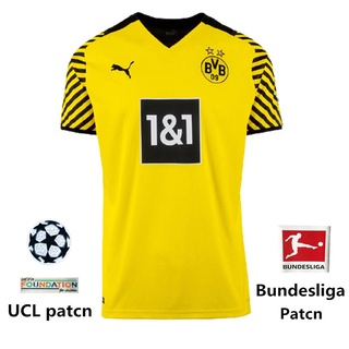 Camiseta de local Dortmund 21/22 edición fan edition SANCHO HAALAND M.GOTZE REUS HUMMELS