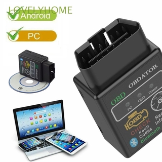 LOVELYHOME Mini HH OBD 2 Advanced Check Codes Reader ELM327 OBD-II Car Diagnostic Scanner Auto New Diagnostic Tool Android Bluetooth V2.1