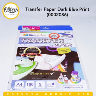 Transformador de papel oscuro TPA4160 impresión azul008870) / Papel de impresión para camiseta