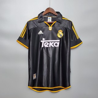 Jersey/Camisa retro 1998/1999 Real Madrid retro De Alta calidad colaand S camiseta De fútbol De visitante