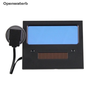 [Openwaterb] Aaa batería+Solar IG MIG MMA MAG Auto oscurecimiento máscara de soldadura filtro lente