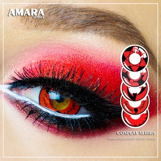 Lentes de contacto AMARA 1 par de lentes de contacto de color Cosplay para ojos Halloween Crazy lens (1)