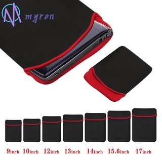 myroon 9"-17" universal portátil bolsa impermeable para|pro funda ultra delgada completa protectora a prueba de golpes suave de alta calidad ordenador portátil