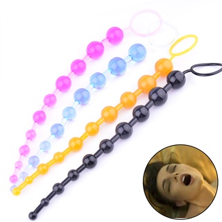 He Unisex Masturbator Backyard Anal Plug Pull Beads Massage Stick Flirting Sex Toy