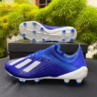 kasut bola sepak adidas x 19.1 azul blanco al aire libre zapatos de fútbol de los hombres botas transpirable impermeable unisex fútbol cleats envío gratis tamaño 39-45