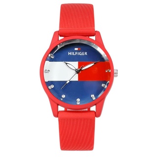 YL🔥Stock listo🔥Reloj de silicona casual analógico simple de cuarzo para hombre/mujer reloj Tommy Hilfiger/reloj deportivo