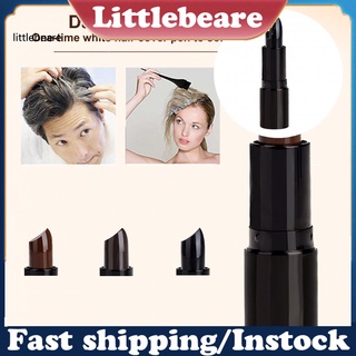 <littlebeare> Mini tinte para el cabello negro marrón tinte crema instantánea palo de larga duración para adultos