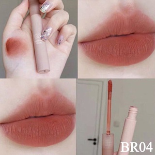 Mihan Beauty Velvet mate lápiz labial para mujer brillo de labios impermeable cosmético castaño rojo tinte labial desnudo lápiz labial de larga duración (9)