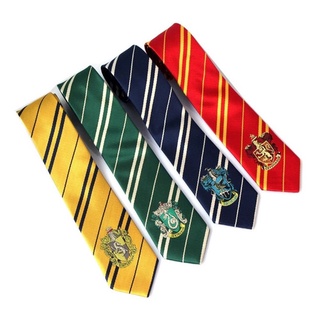 Harry Potter Gryffindor Slytherin Hufflepuff Ravenclaw corbata seda disfraz corbata