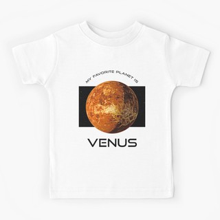 Niños camiseta mi planeta favorito es Venus bebé niño camisa divertida Halloween gráfico joven cuello redondo hipster moda vintage unisex casual chica chico camiseta lindo kawaii camisetas bebé niños top S-3XL