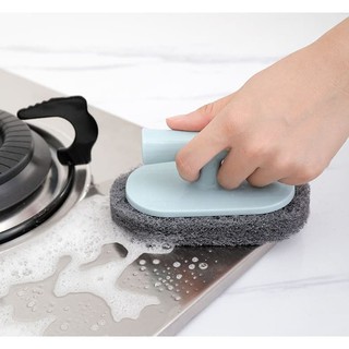 Esponja multifuncional cepillo de limpieza esponja herramientas de cocina lavar platos teflón