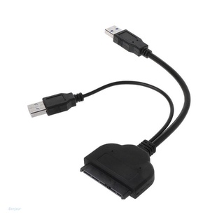 Bonjour Dual USB 3.0 a Sata disco duro adaptador Cable HDD SSD convertidor Cable de alambre para ordenador portátil de 2,5 pulgadas (1)