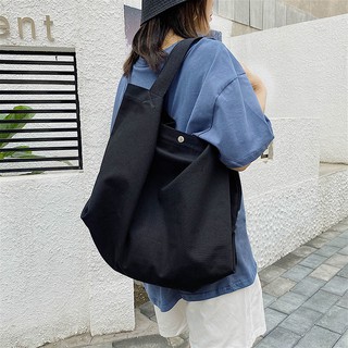 Bolso de lona Dongdong Spot, bolso de lona para estudiante, bolso de gran capacidad, bolso de hombro, bolso de lona salvaje, bolso de mano coreano, bolso de mano