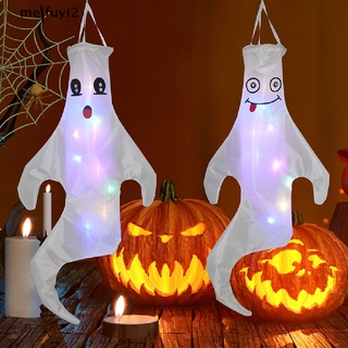 [meifuyi2] halloween fantasma windsock led luz colgante fantasma fantasma flagprops decoraciones 768o