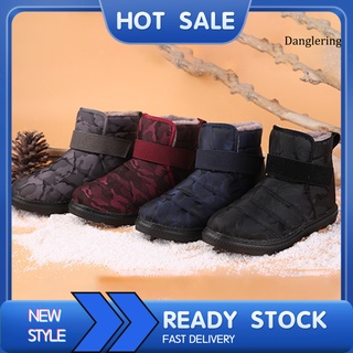 dstb 1 par de hombres mujeres invierno impermeable botas de nieve deportes al aire libre antideslizante zapatos
