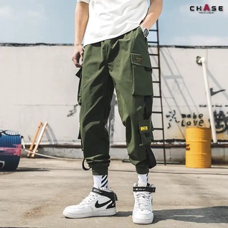 CHASE Pantalones Harem Joggers casuales para hombre Hip Hop pantalones de carga Multi-bolsillo 41B (1)