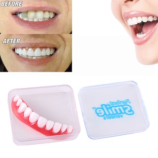 pasta de dientes de silicón para adultos/dentadura de dientes instantáneo flex fit sonrisa perfecta nueva