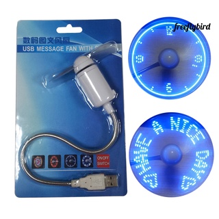 [FR] Mini Ventilador De Refrigeración Con Forma De Reloj Redondo Creativo USB De Mano Con Luz LED Regalo (1)
