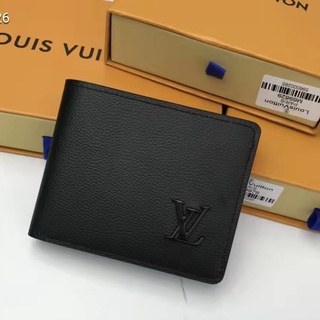 Carteira Louis Vuitton Carteira Masculino em Couro Lichia Carteira com Clip Curto