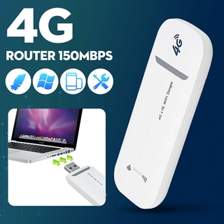 WIFI Dongle LTE Router desbloqueo 4G inalámbrico USB banda ancha 150Mbps módem tarjeta SIM red portátil Mini accesorio