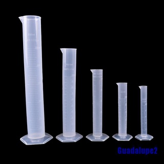 (Guadalupe2) 10/25/50/100/250ML Plastic Measuring Cylinder Laboratory Test Graduated Tube (1)
