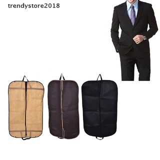 trendystore2018 1x traje abrigo de ropa de almacenamiento de ropa de viaje portador de la cubierta de la percha protector nuevo, mx