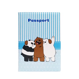 Cubierta del pasaporte We Bare Bears pasaporte caso cubierta pasaporte cubierta documento organizador lugar de almacenamiento