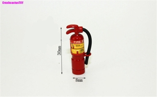 [ctoy] venta caliente 1:12 escala rojo extintor de incendios casa miniatura accesorios