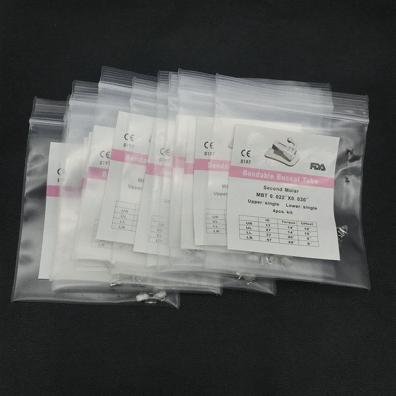 10 paquetes de ortodoncia bucal tubo adhesivo Roth/MBT/Edgewise 0.022 1st/2o (5)