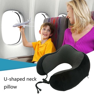*je memory algodón en forma de u almohada en forma de u avión viaje cuello almohada viaje