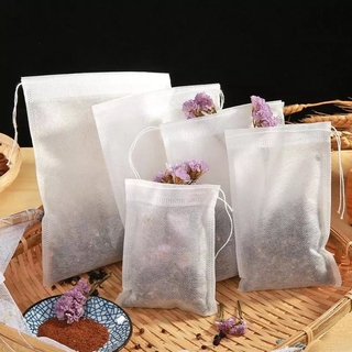 Bolsas de té vacías de 6 tamaños y bolsa de té exprimidor /50 paquetes de bolsas de té sin blanquear para té suelto/bolsas de filtro de té vacías/bolsas de filtro de té para té suelto con cordón