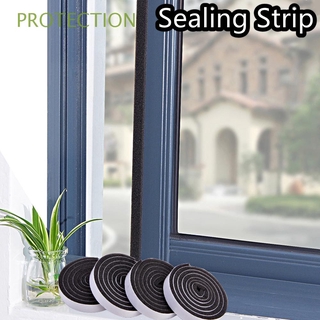 Protección 4Rolls/4M cinta de sellado de espuma a prueba de viento cinta de sellado de ventana prevenir polvo autoadhesivo puerta Anti-ruido pegatinas de aislamiento