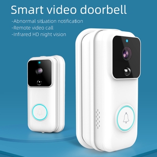Smart video Door Timbre Inalámbrico Intercomunicador Abeto Alarma IR Visión Nocturna IP Cámara PED (1)