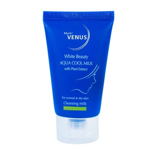 Venus White Beauty Aqua Cool leche limpiadora para piel Normal y seca 50ml