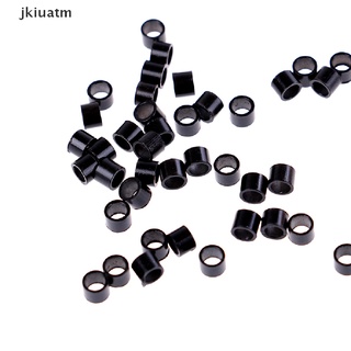 jkiuatm 500pcs 4 mm de silicona forrado micro anillos eslabones cuentas para extensiones de cabello humano mx (3)