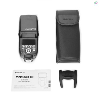 Nuevo YONGNUO YN560 III Universal 2.4G inalámbrico Speedlite Flash On-cámara Speedlight GN58 reemplazo de reciclaje de alta velocidad para cámara DSLR (2)