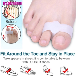 C meninas 2 pzs Separador de pies de silicón para pies/Corrector/Corrector/alivio de dolor (1)