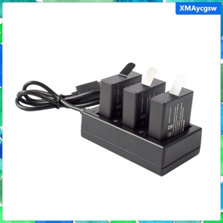 [xmaycgsw] cargador de batería portátil para cámara USB de 3 canales para Gopro Hero 5